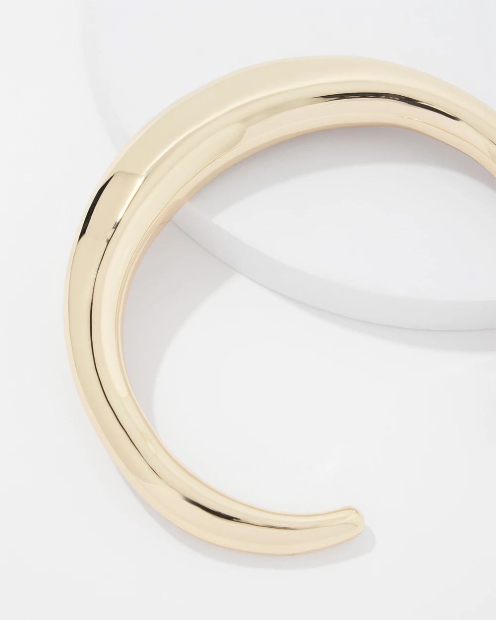 Gold Sculptural Hinged Collar