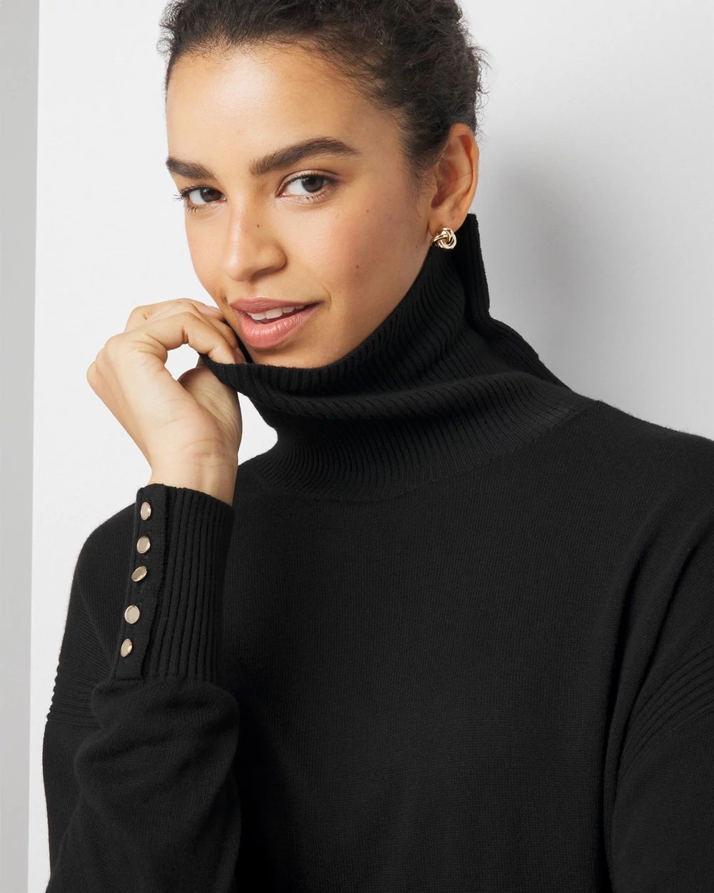Relaxed Turtleneck Sweater