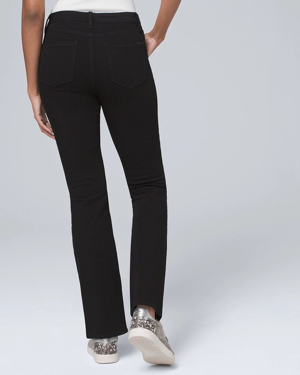 High-Rise Sculpt Skinny Flare Jeans click to view larger image.