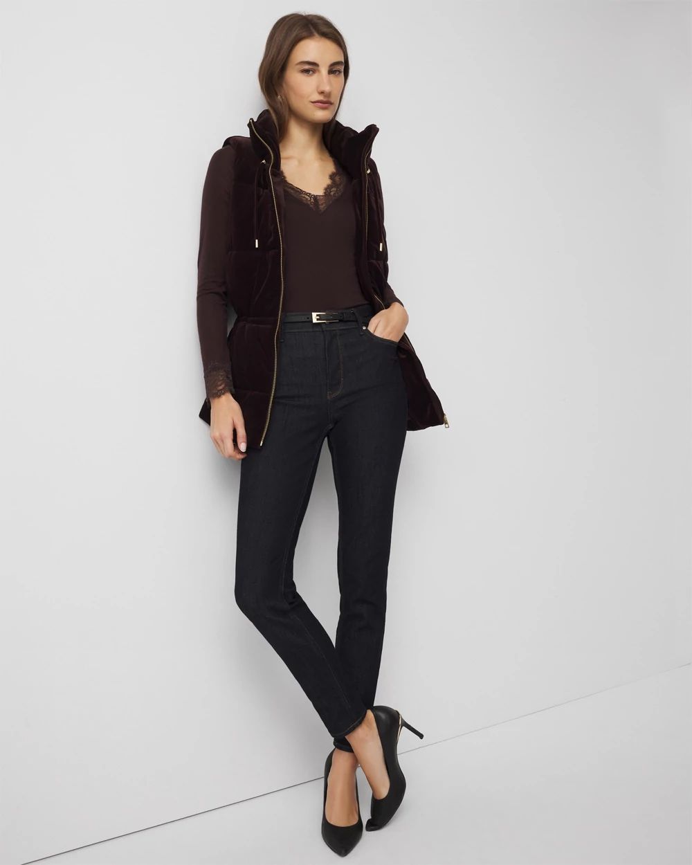 Lace Trim Long Sleeve Tee