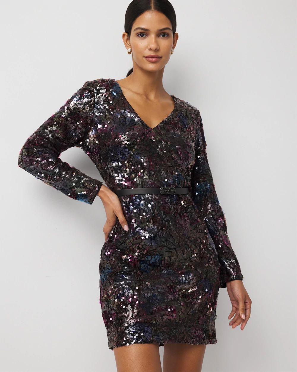 Sequin Sheath Dress
