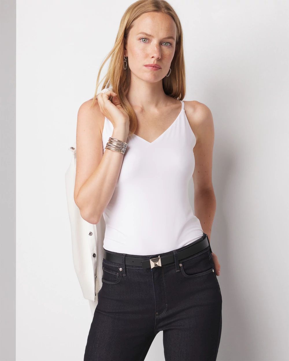 WHBM FORME™ All Ways Stretch V-Neck Cami