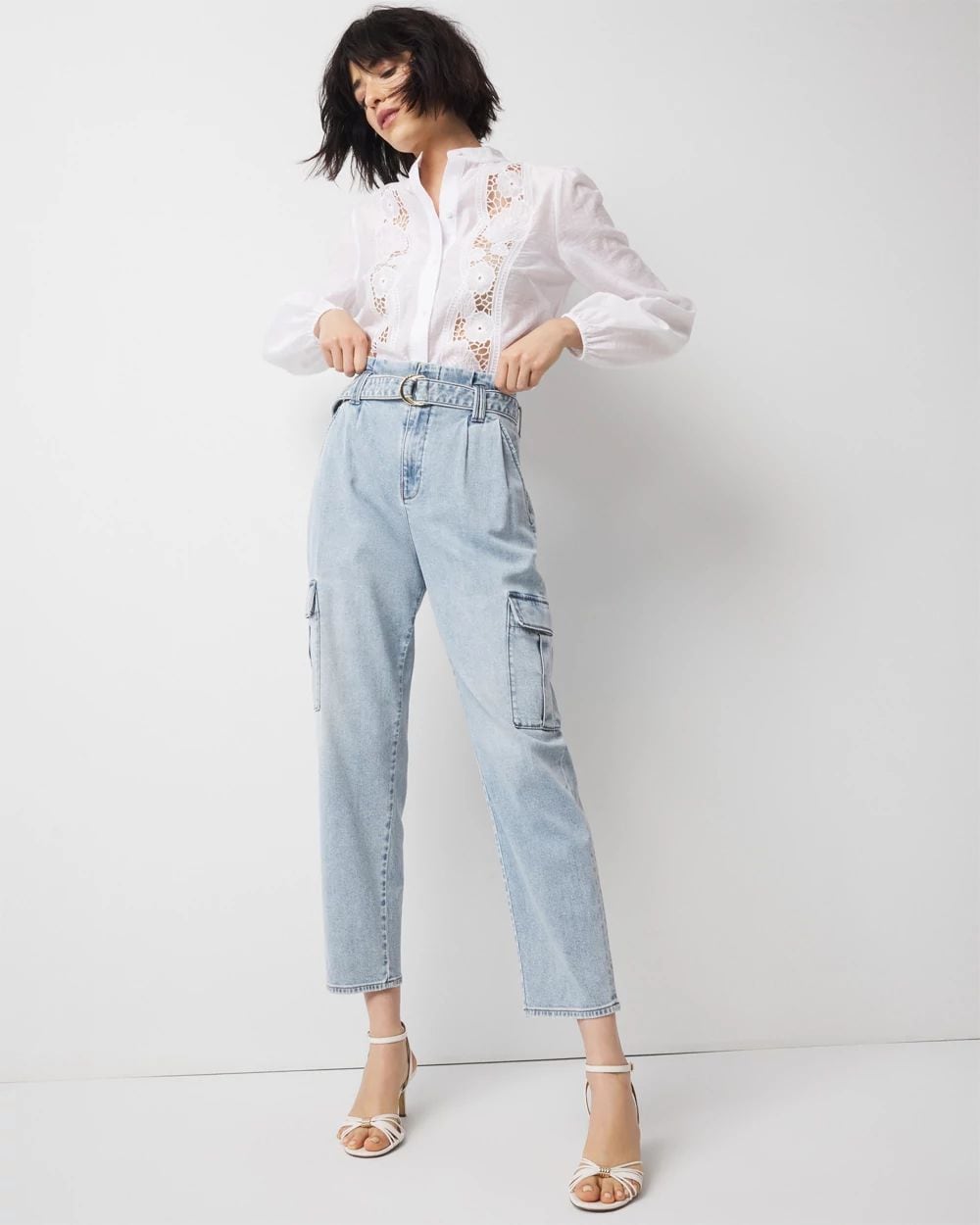 Petite Extra High-Rise Cargo Jean