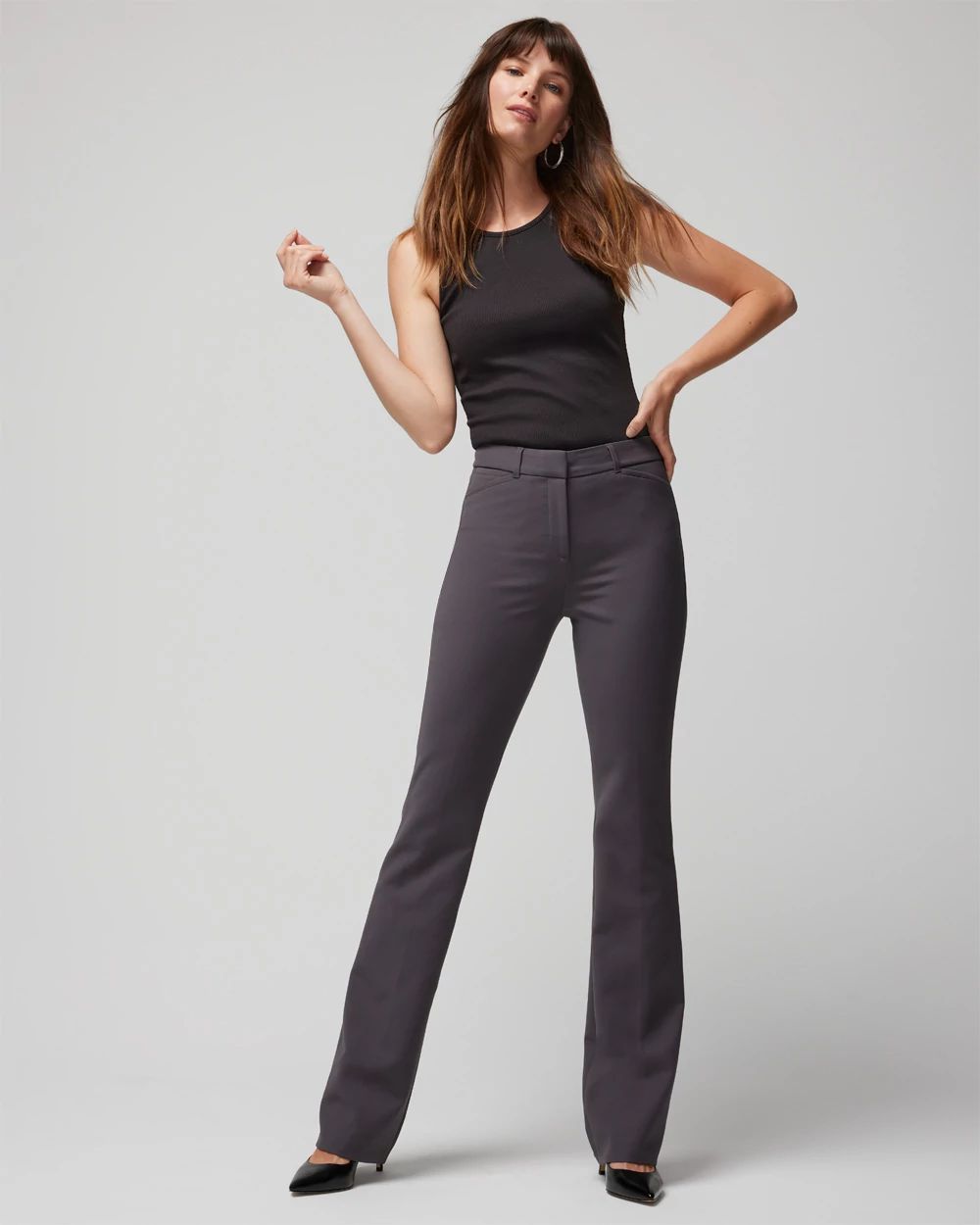 WHBM® Ines Slim Bootcut Comfort Stretch Pants