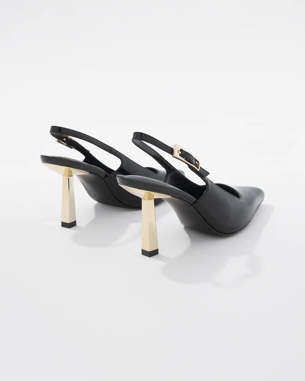 Leather Slingback Pump