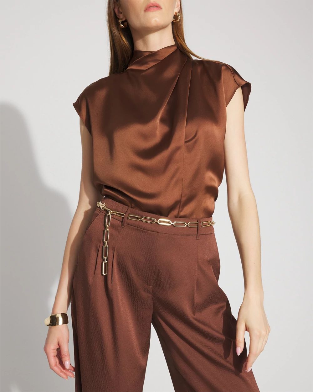 Elongated Chain Link Belt