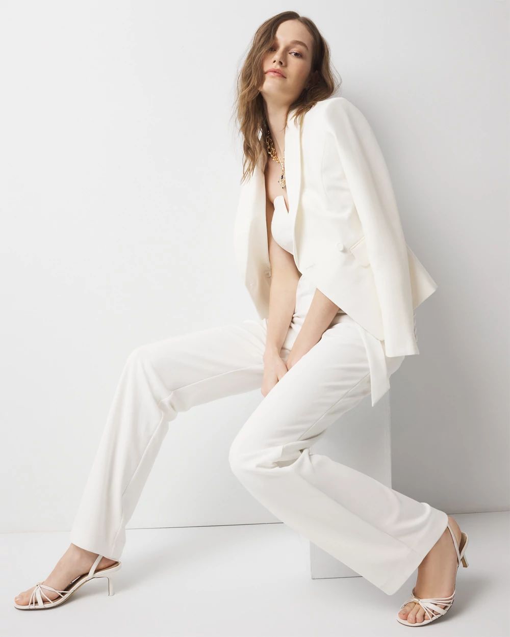 Strapless Wide Leg Jumpsuit