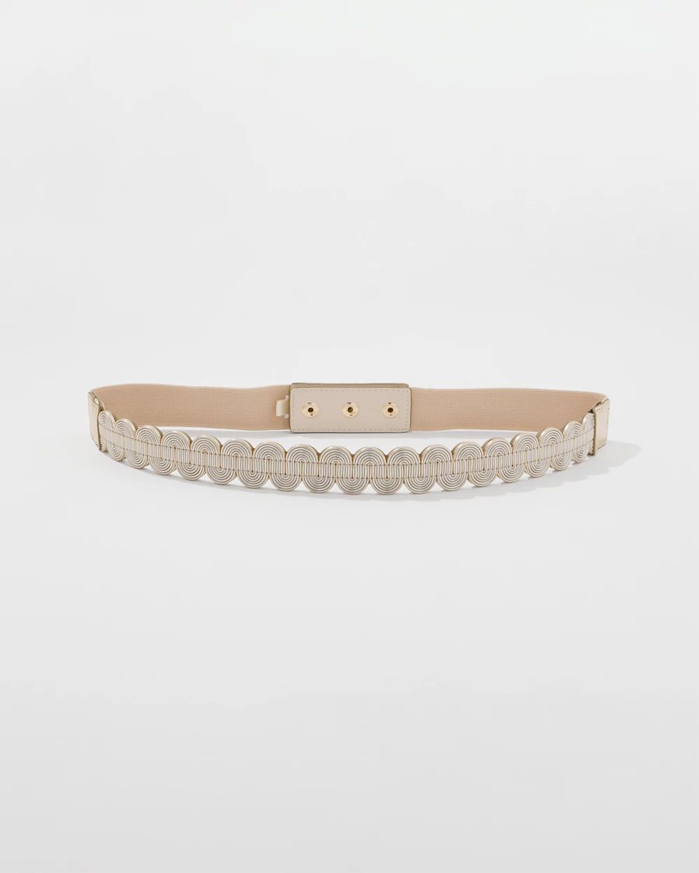 Mixed Metal Stretch Belt