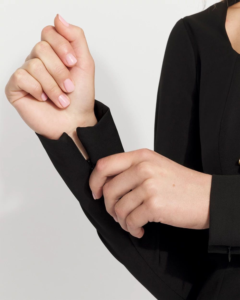 Button-Front Tailored Top