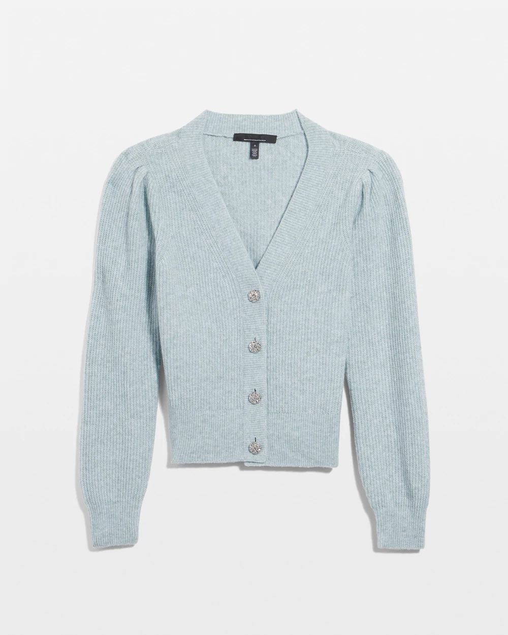 Jewel Button Cardigan Sweater