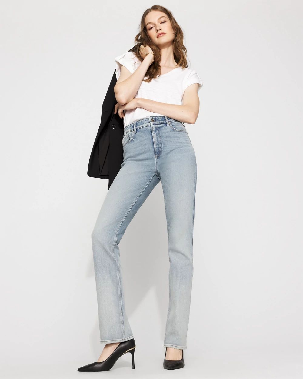 V-Neck Tee with Epaulets