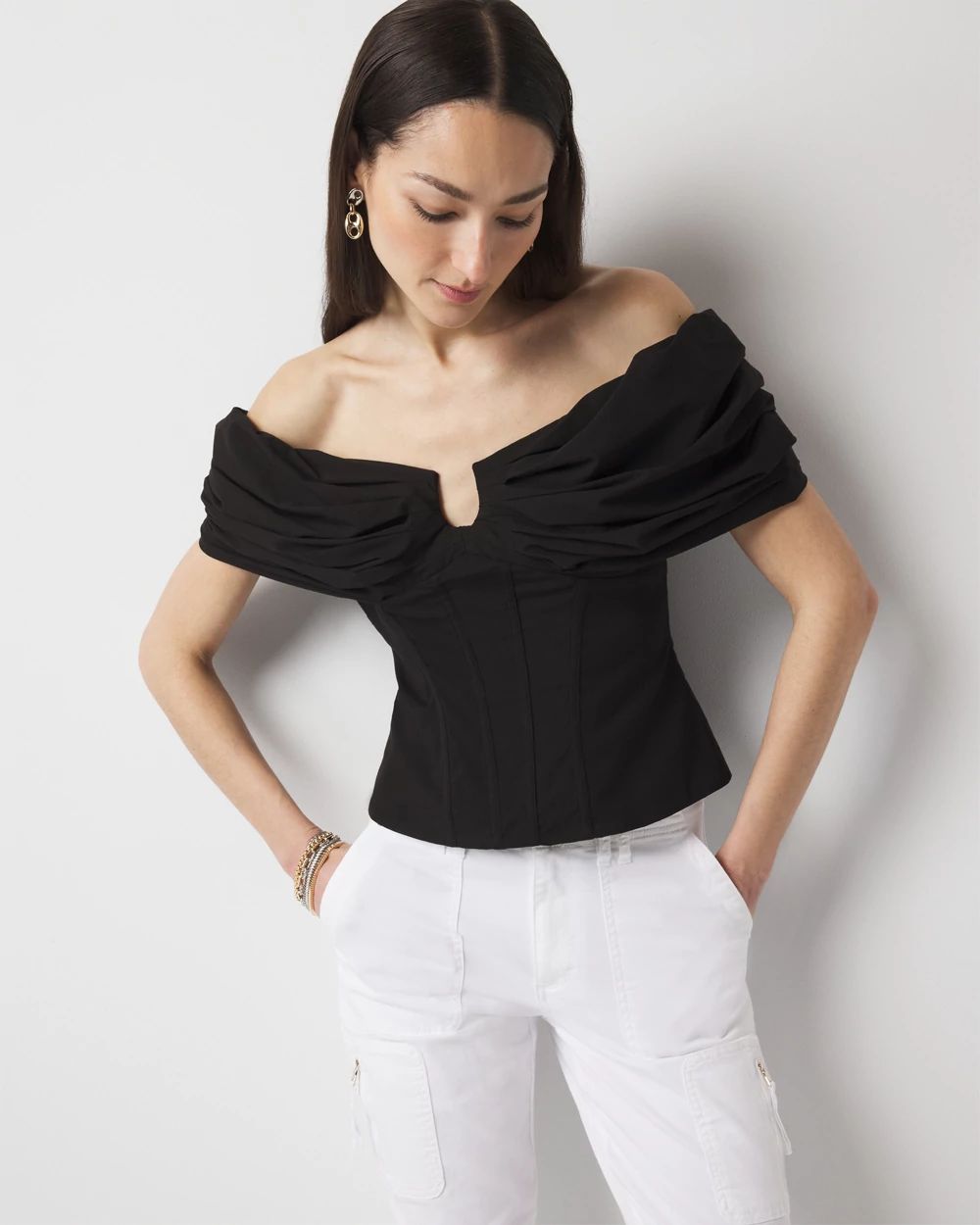 Drama Sleeve Bustier