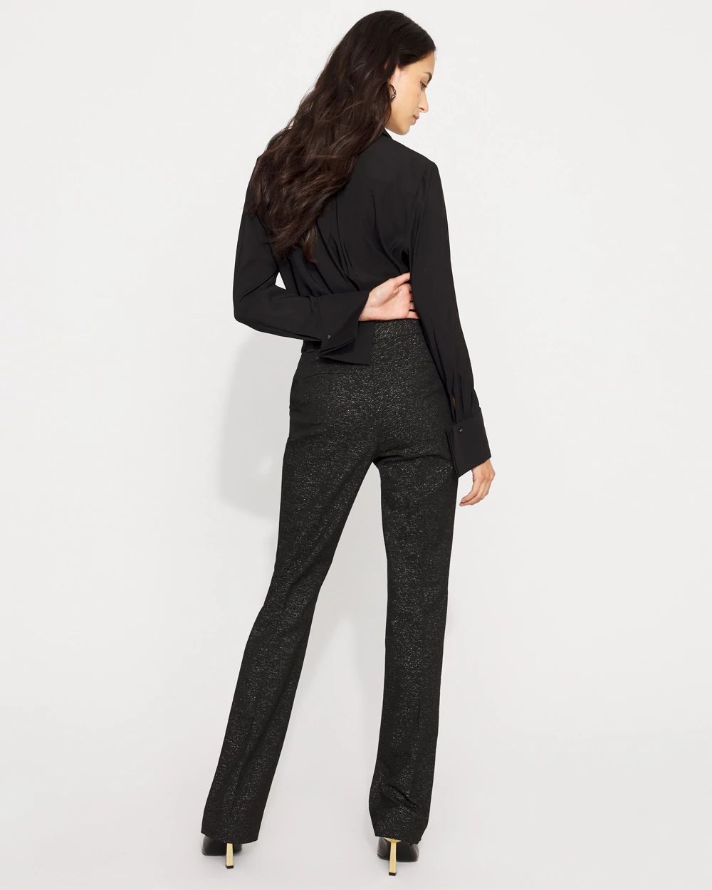 Blake Lurex Slim Boot Pant