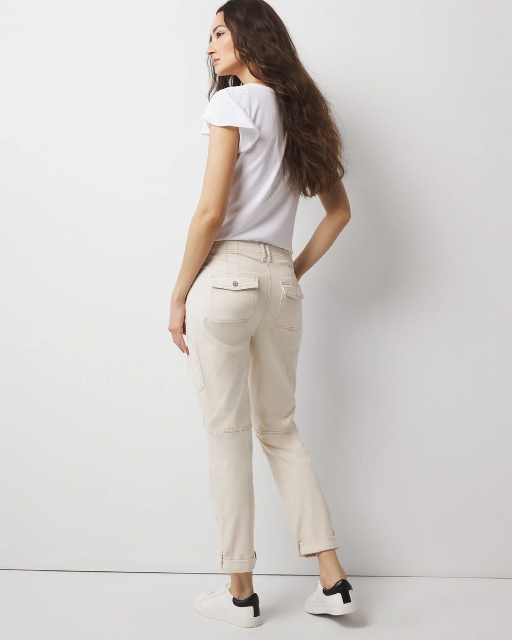 Mid-Rise Pret-A-Pedi Straight Cropped Pants