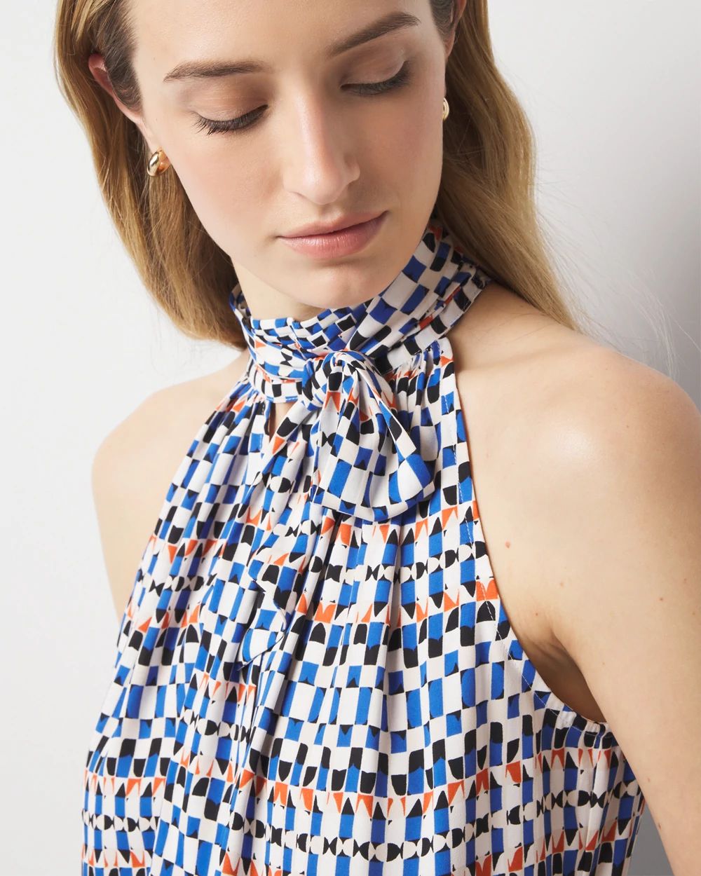 Cut Out Tie-Neck Halter