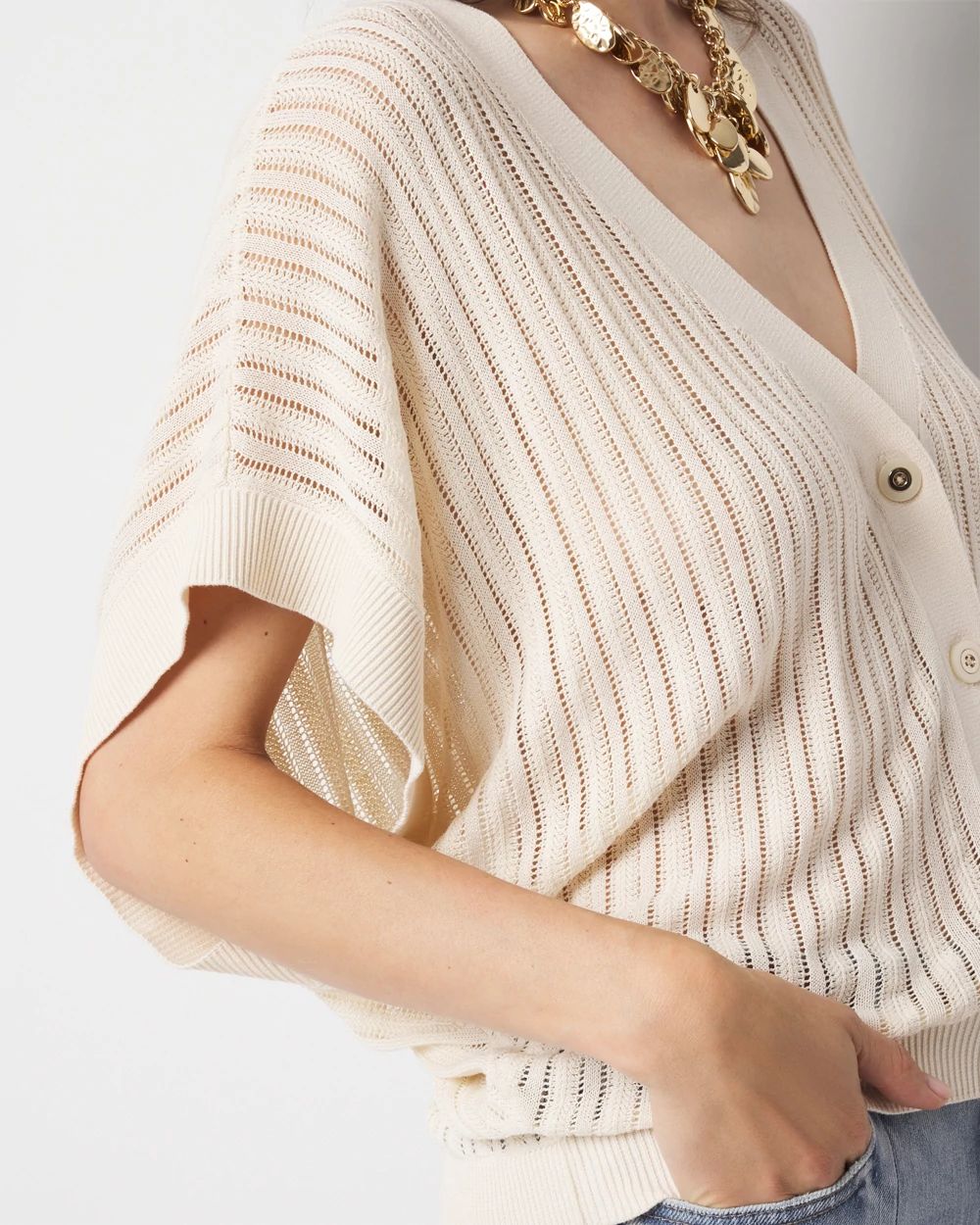 Kimono Sleeve Cardigan Sweater