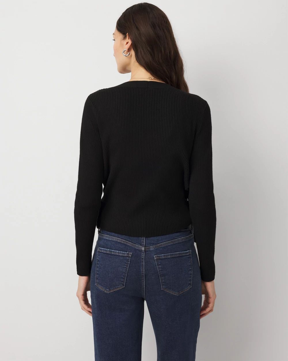 Petite Surplice Cardigan