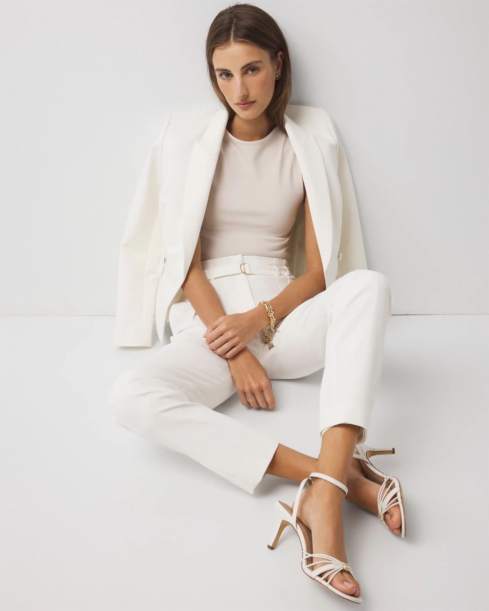 WHBM FORME™ All Ways Stretch High-Crewneck Tank Top