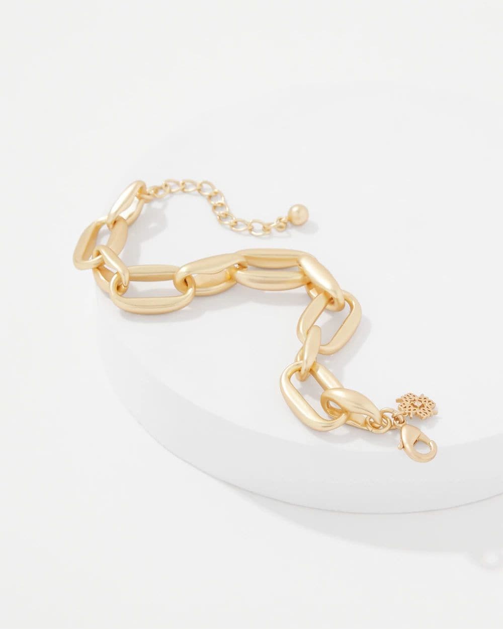 Pillowy Links Toggle Bracelet