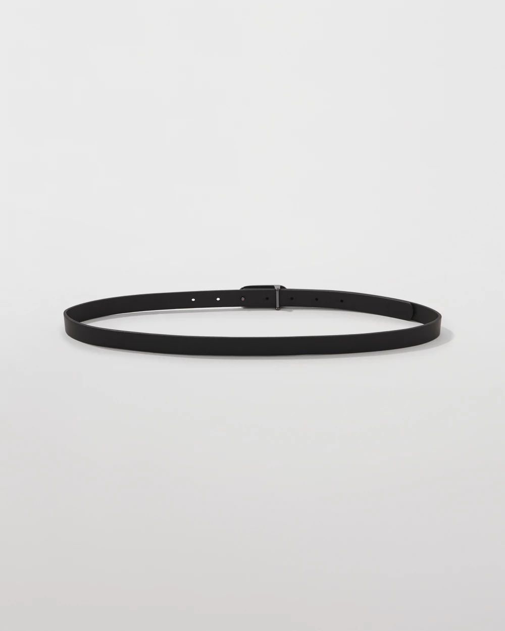 Pavé Buckle Skinny Belt