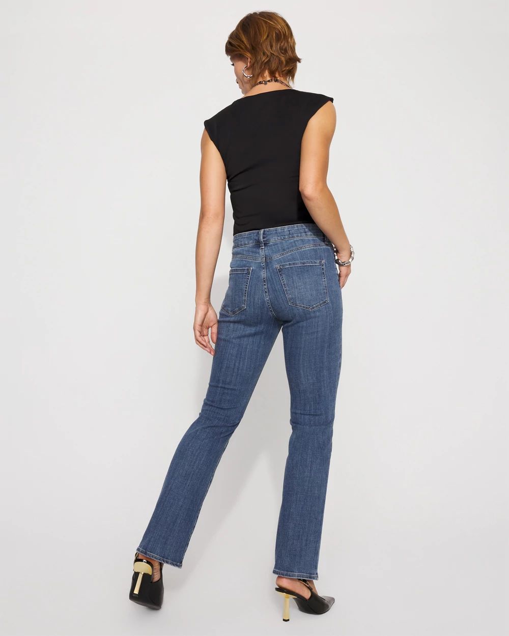 Mid-Rise Bootcut Jean