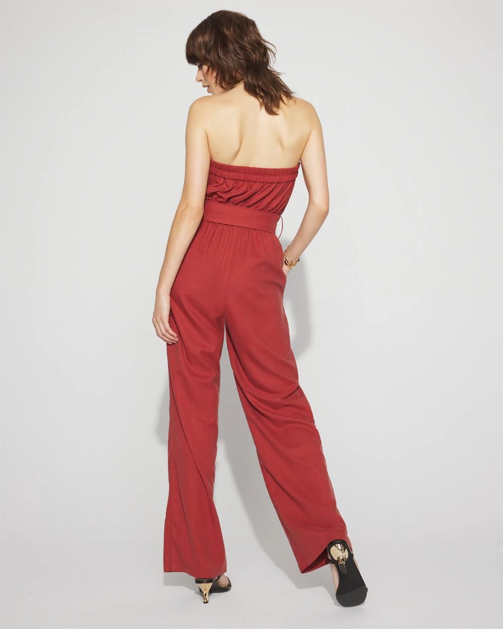 Strapless Utility Jumpsuit
