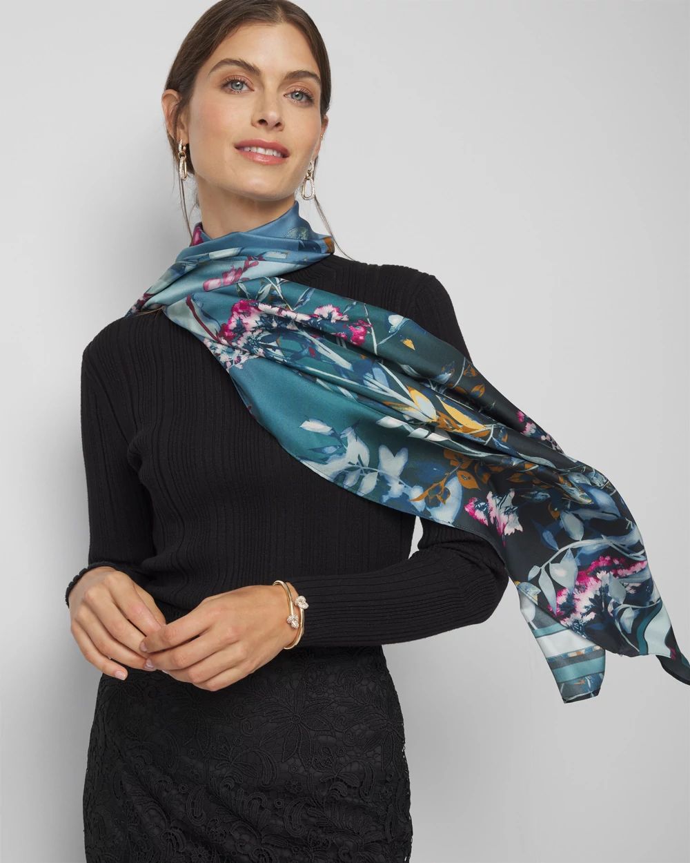 Oblong Satin Scarf