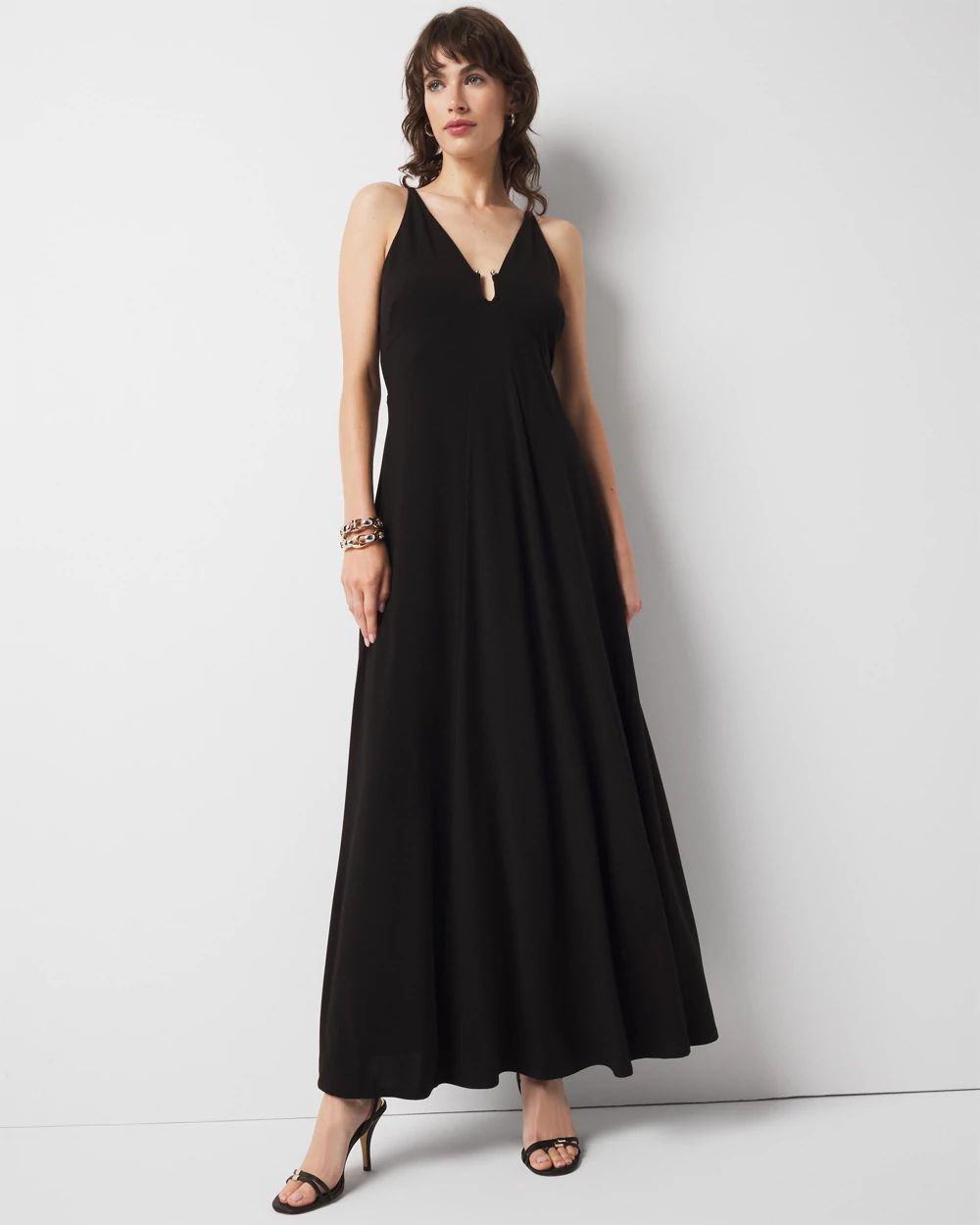 Hardware Jersey Maxi Dress