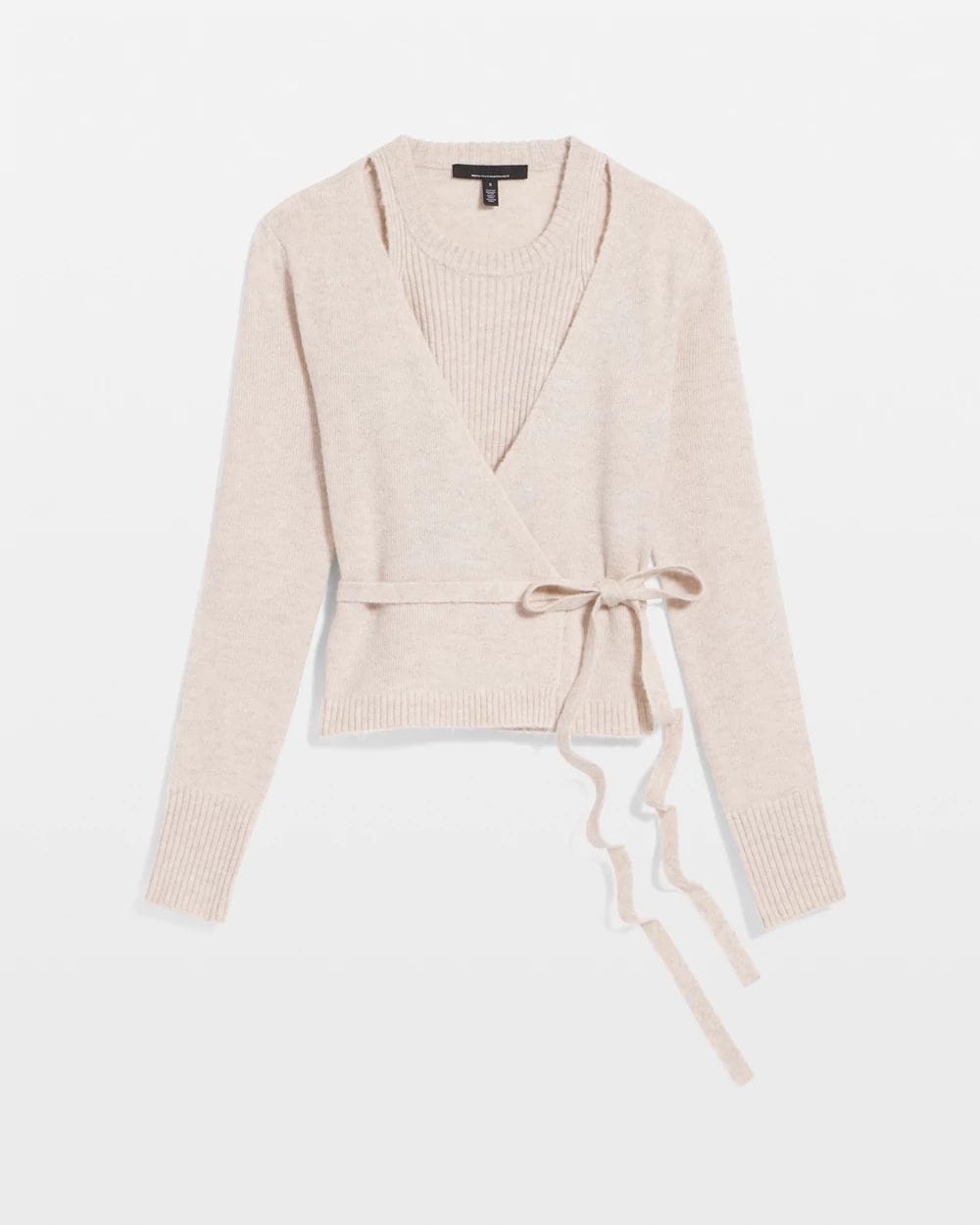 Two-in-One Wrap Cardigan