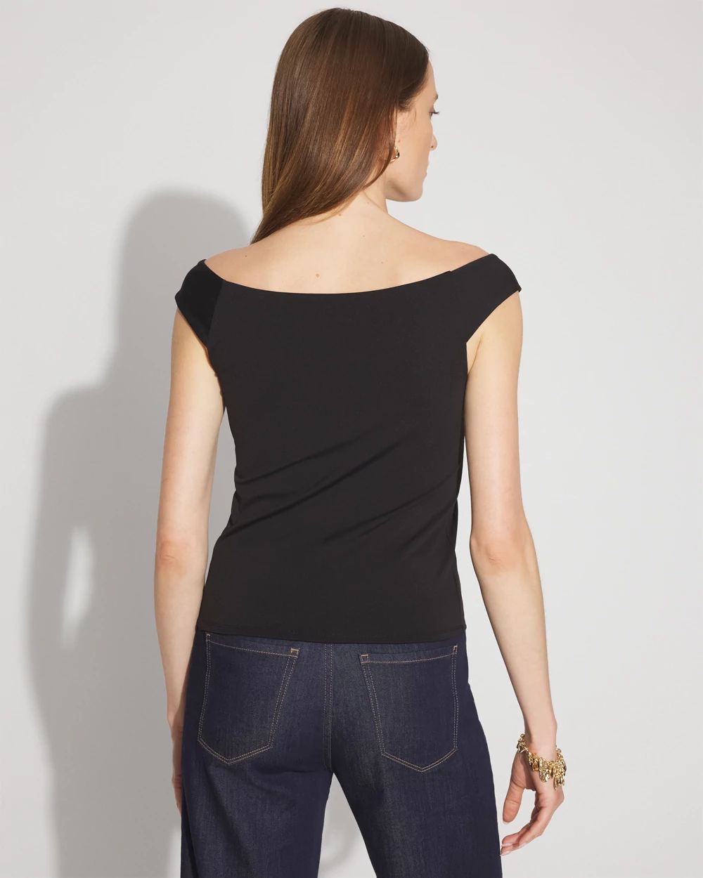 WHBM FORME™ All Ways Stretch At-The-Shoulder Top