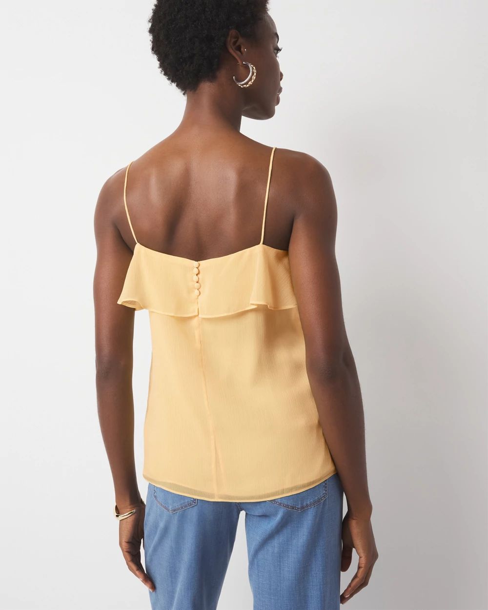 Chiffon Ruffle Camisole