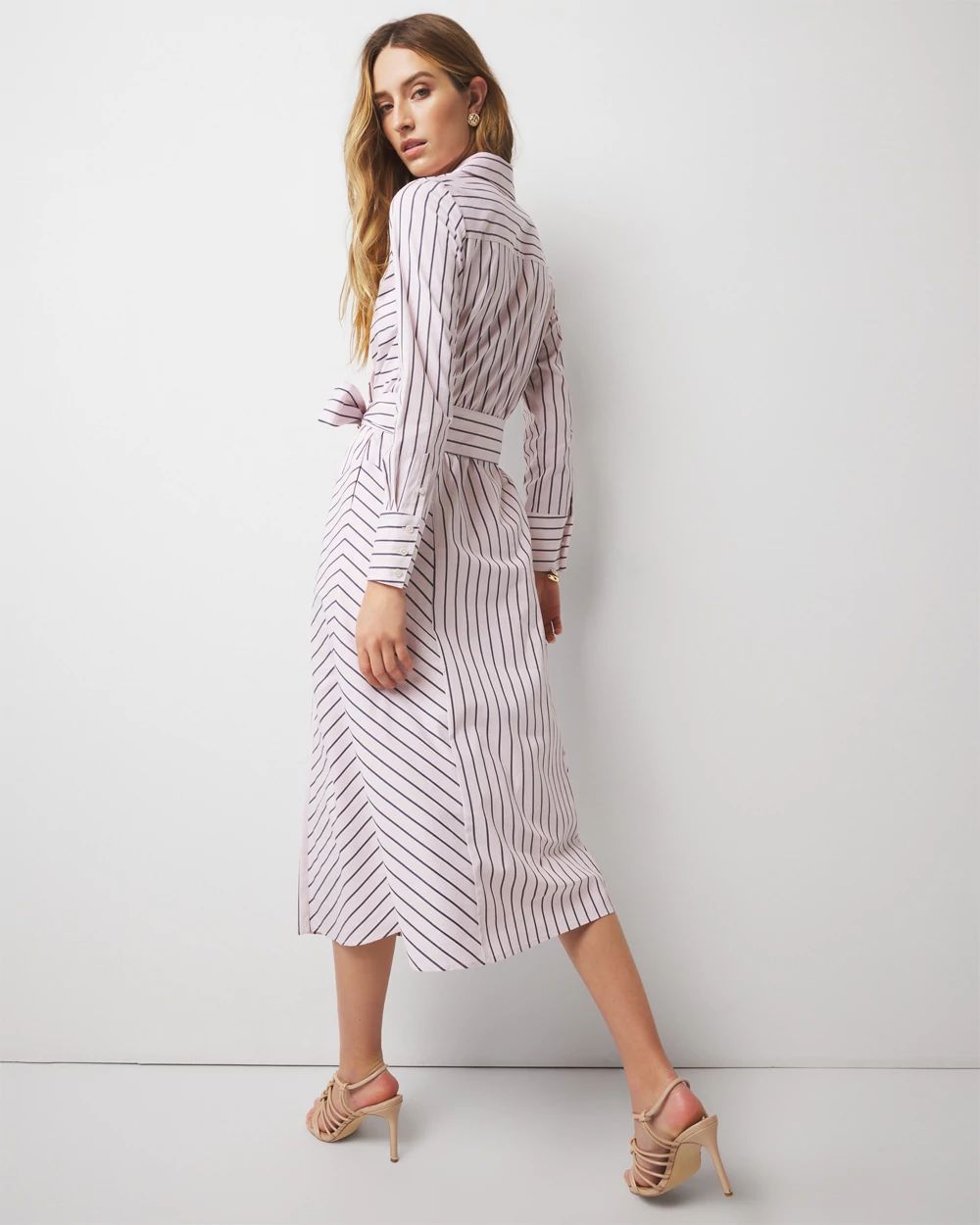 Poplin Midi Shirt Dress