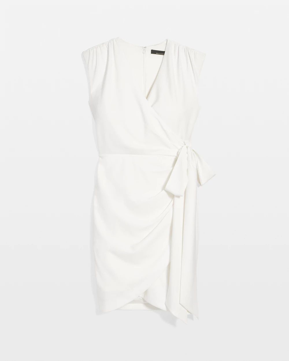 Faux Wrap Mini Dress