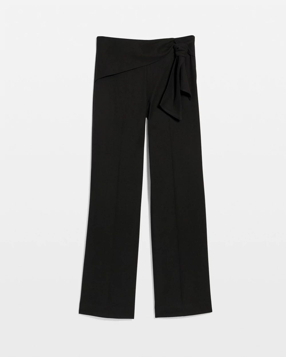 Tie Detail Wide-Leg Pant