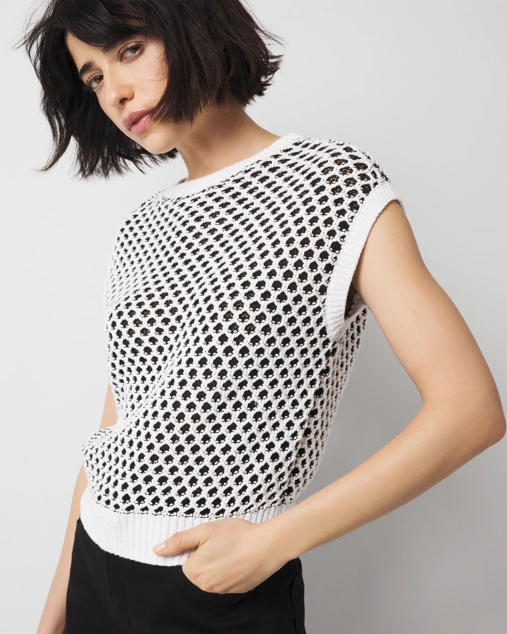 Novelty Textured Pullover Sweater