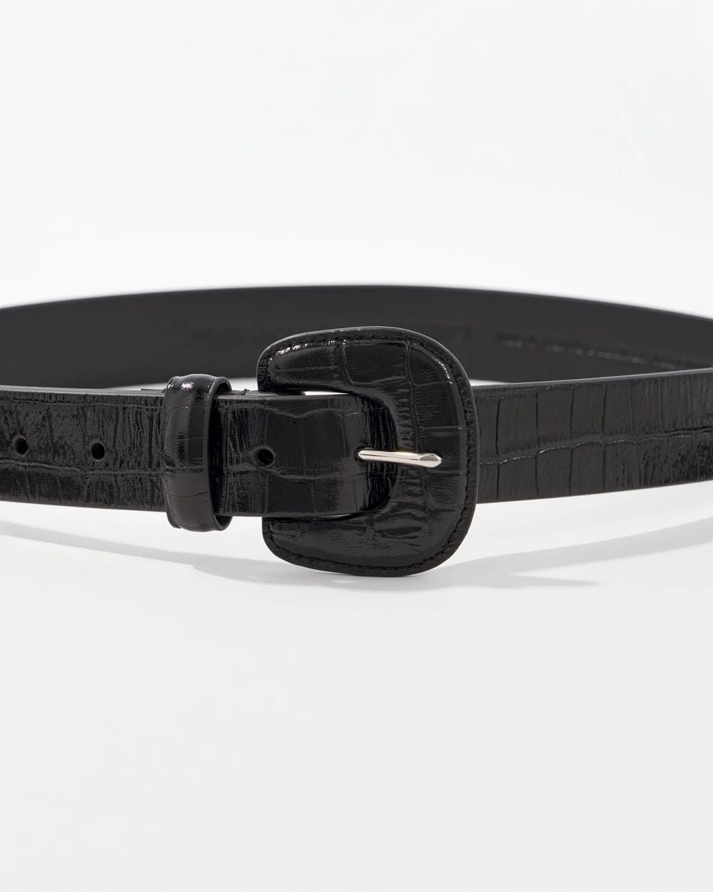 Faux Croc Belt