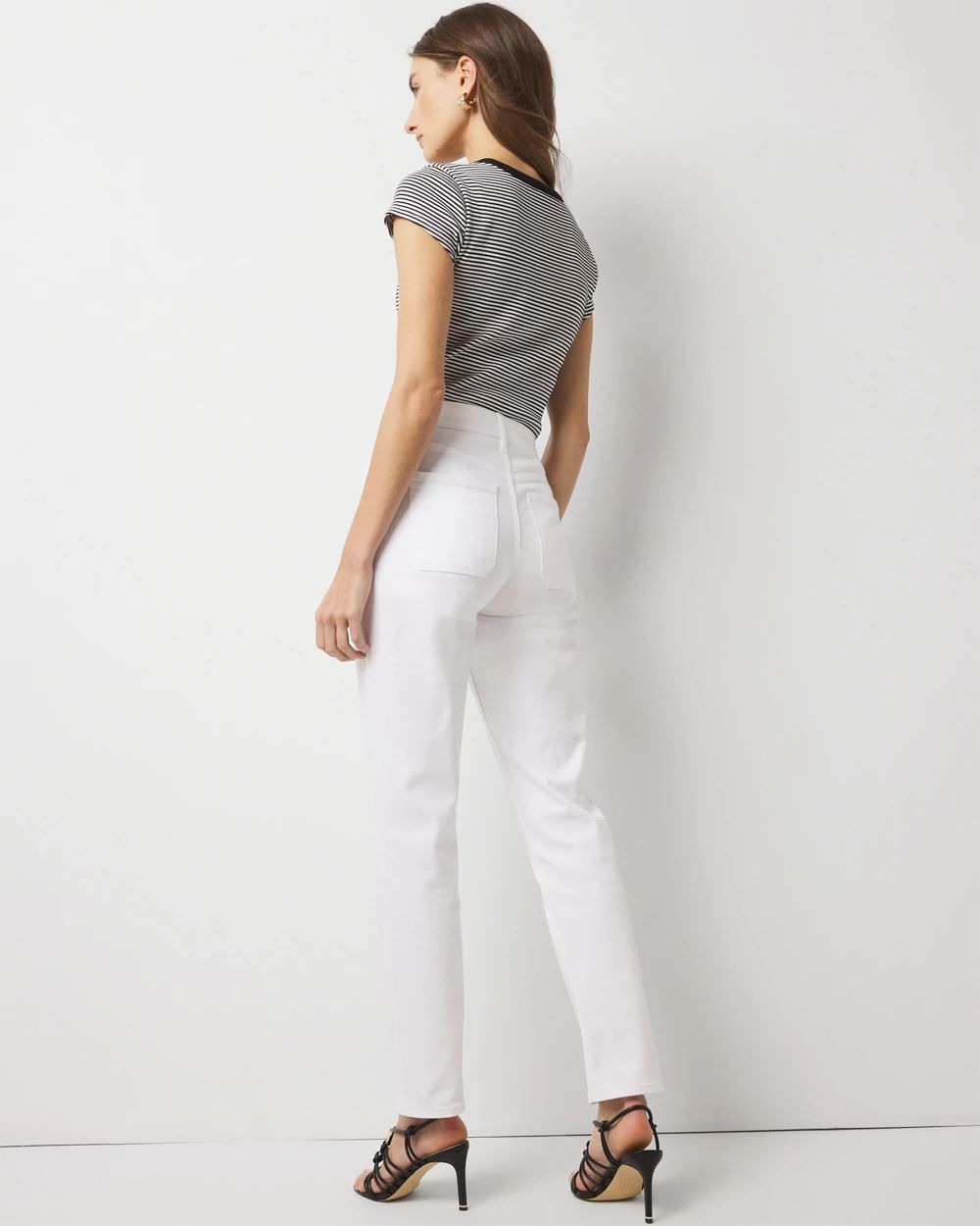 Patch Pocket High-Rise Slim Jean