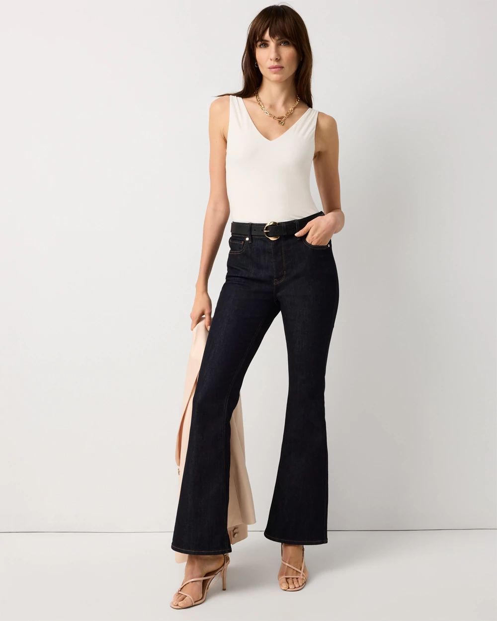 High-Rise Flare Jean
