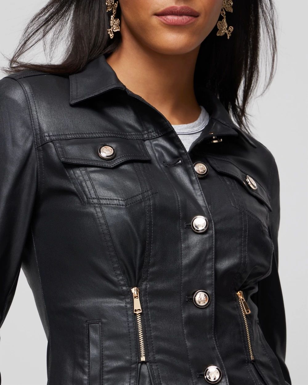 Coated Flirty Shacket