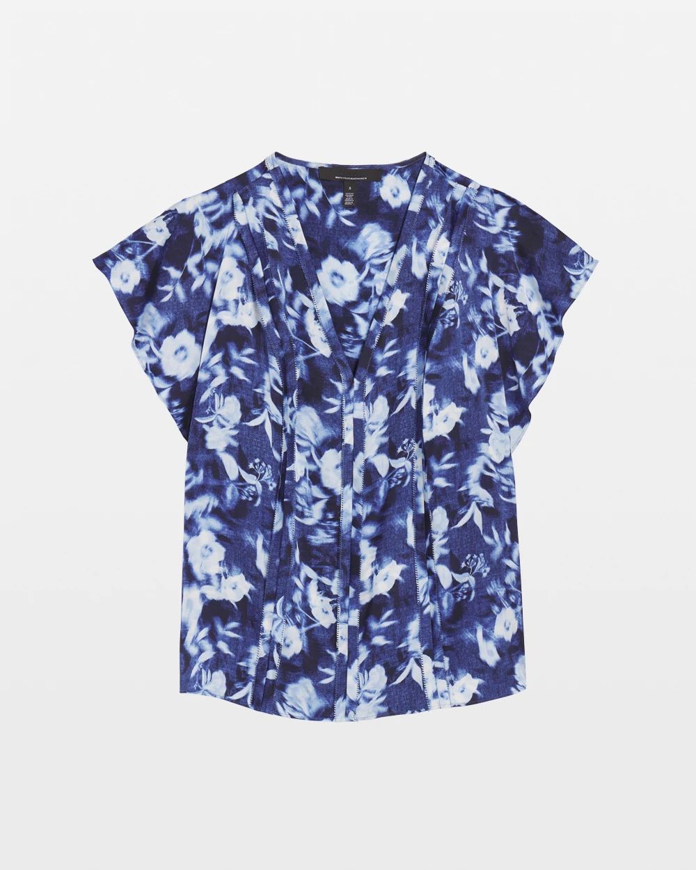 Flutter Sleeve Satin Shell Top