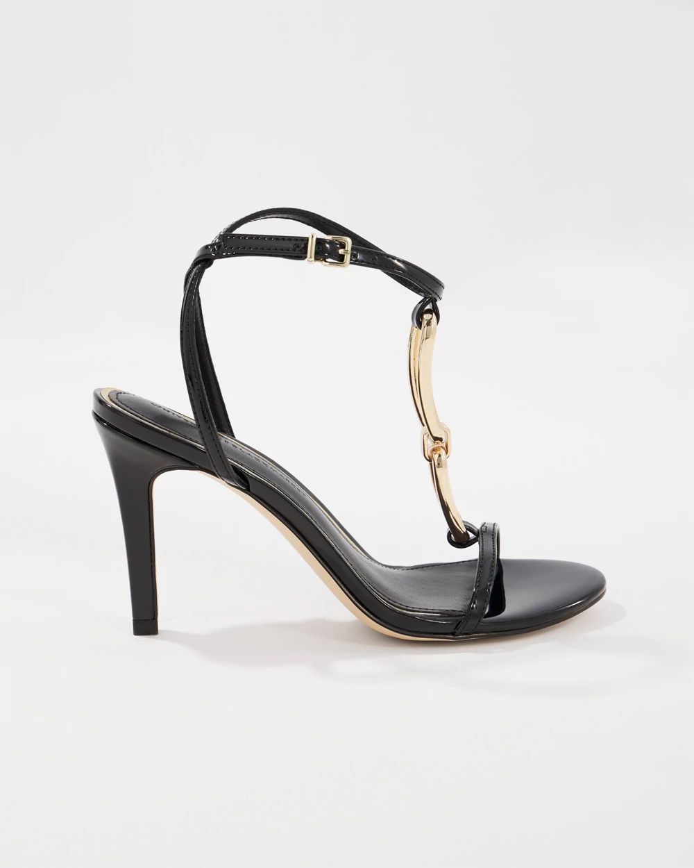 Strappy Sandal with Chain Detail