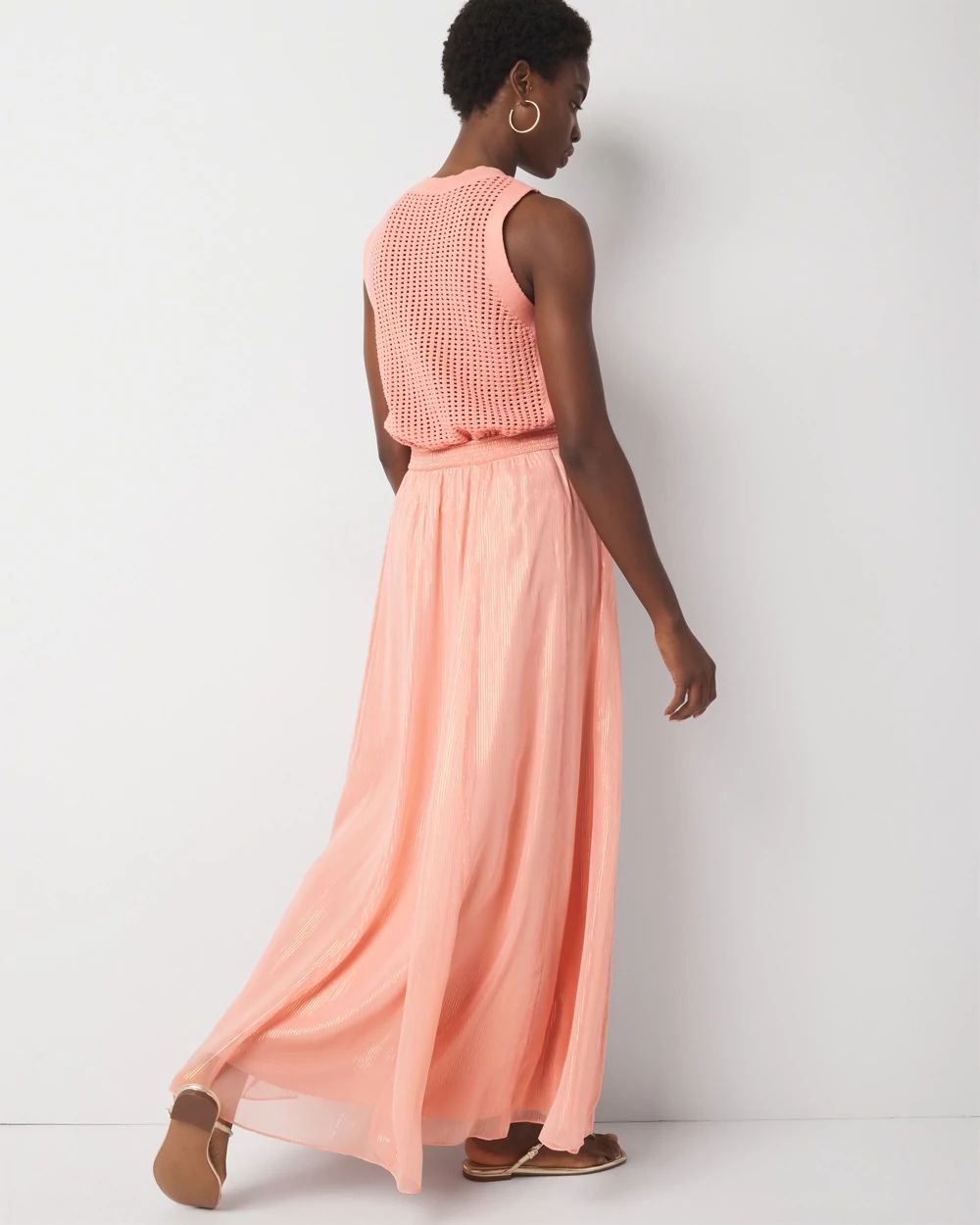 Chiffon A-Line Maxi Skirt