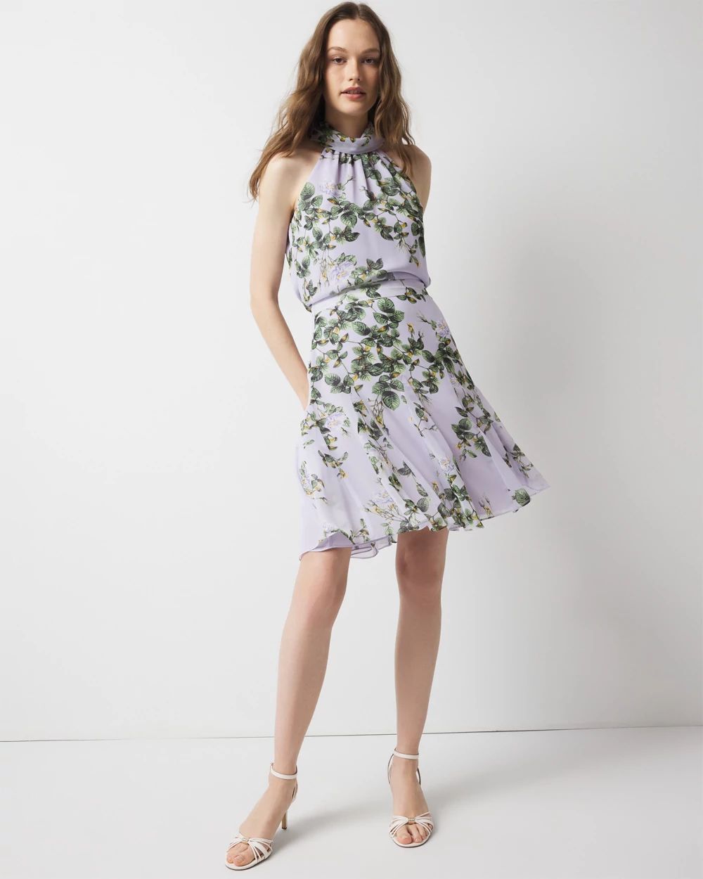 Petite Floral Mini Skirt