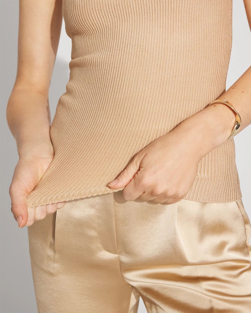 WHBM FORME™ Sculpt Stretch Sweater Tube Top