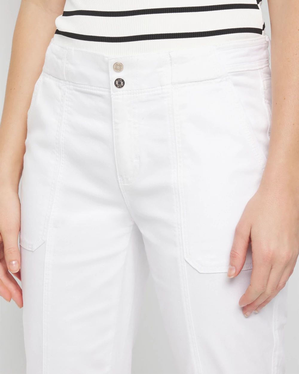 Mid-Rise Pret-A-Pedi Straight Crop Pants