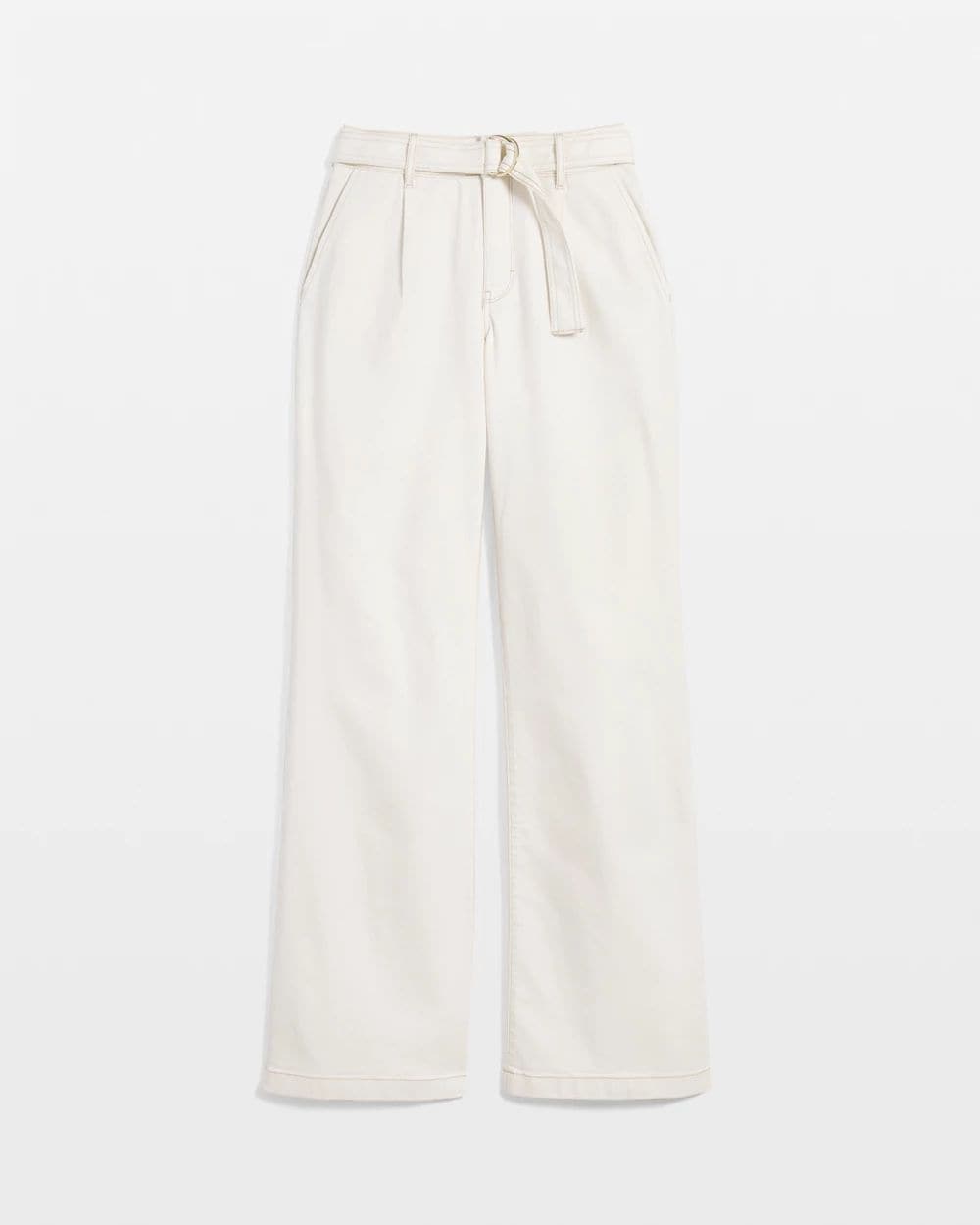 Pret High-Rise Belted Wide Leg Trouser