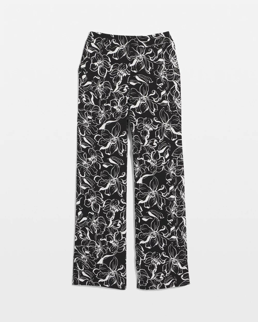 High-Rise Wide Leg Floral Pant