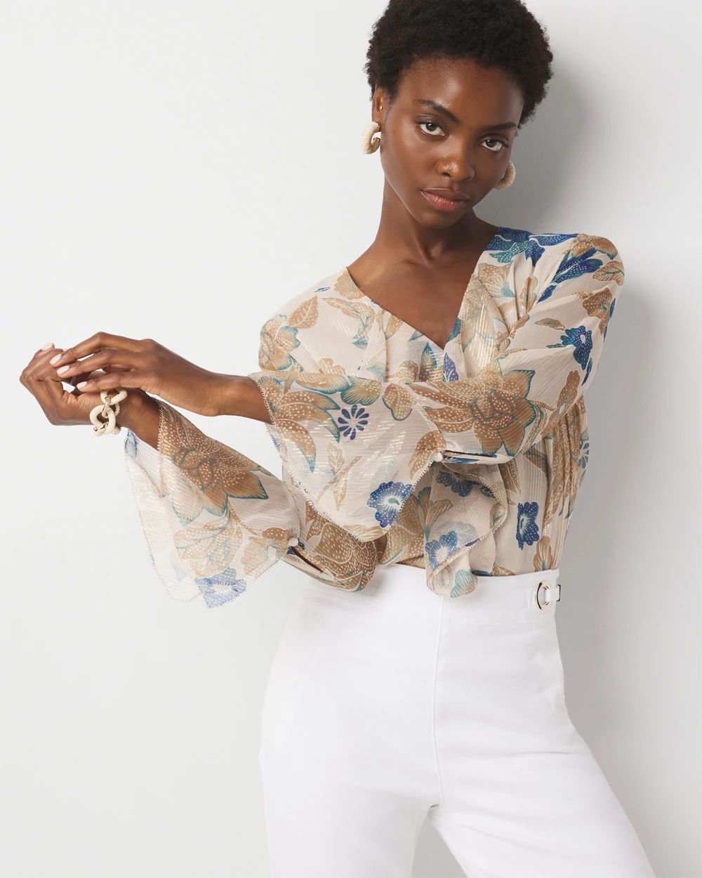 Romantic Ruffle Blouse
