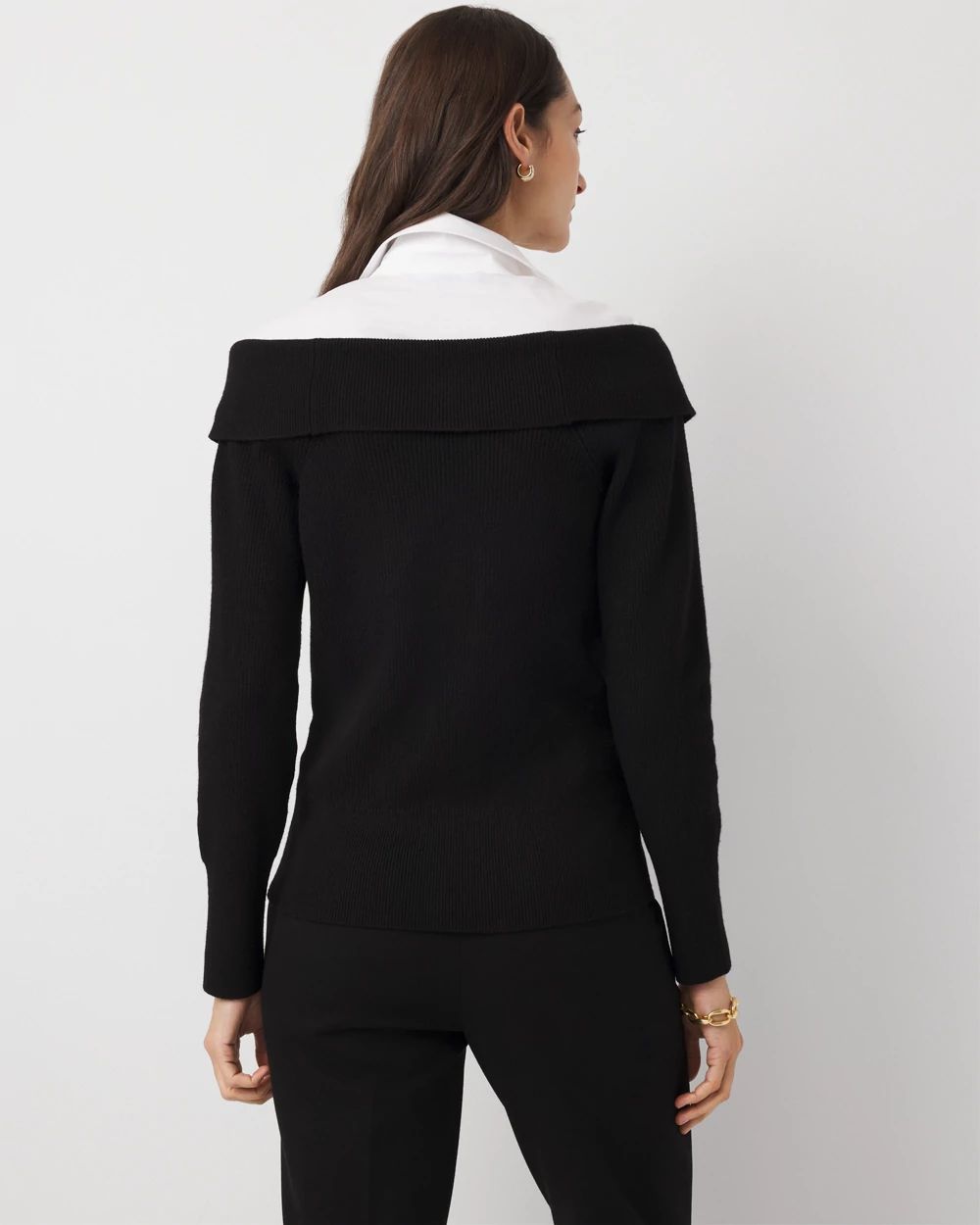 Convertible Surplice Sweater