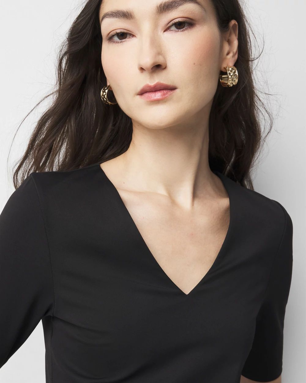 WHBMFORME™ All Ways Stretch Elbow-Sleeve Tee